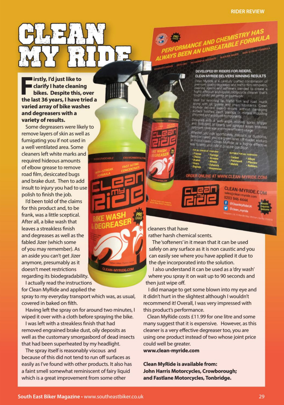 clean-myride-wash-degreaser-south-east-biker-magazine-review-december2017