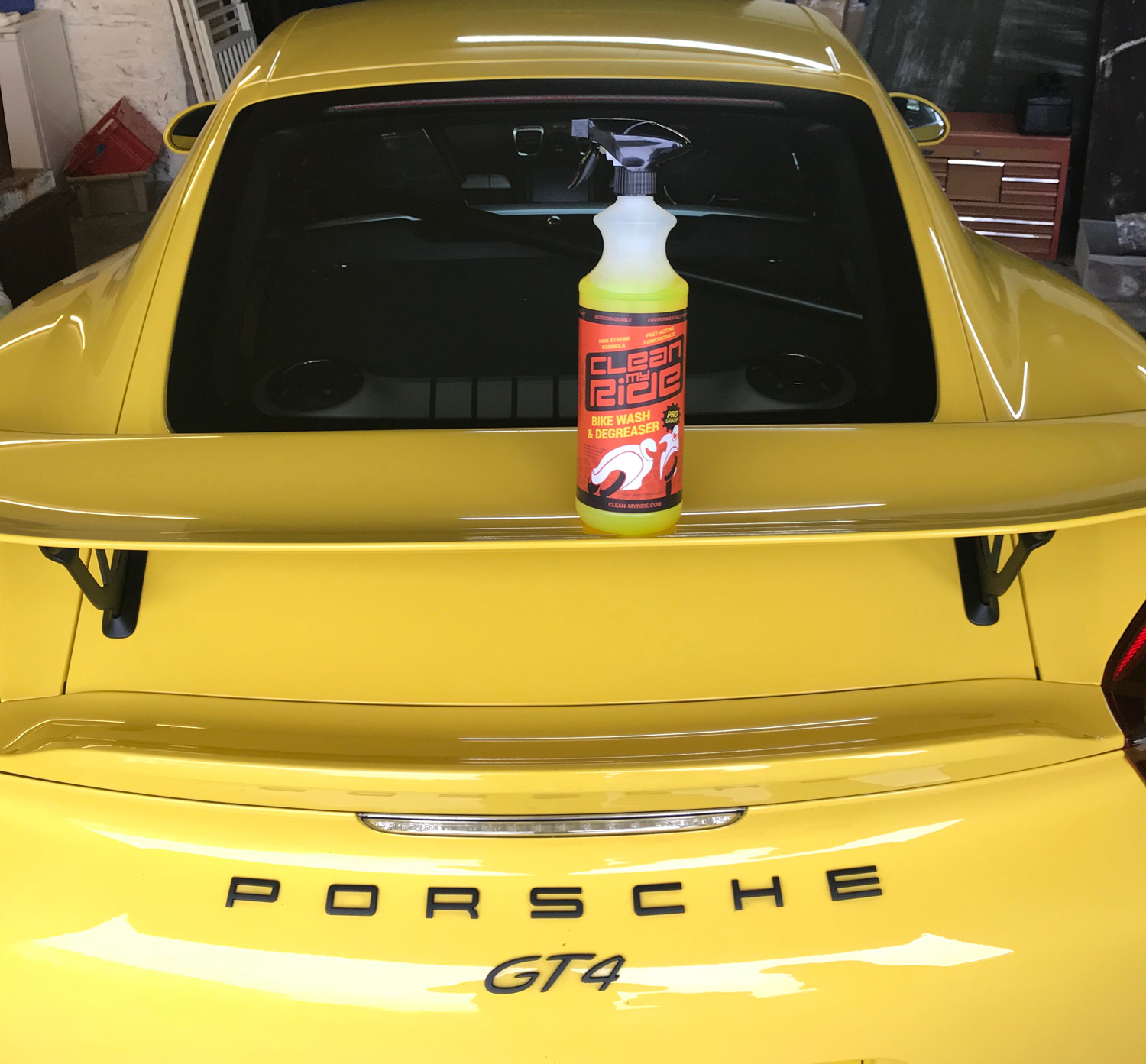 Clean MyRide combined bikewash degreaser is ideal for cleaning motorcycles, cars, karts, vans, boats even UPVC window frames, mountain bikes, road cycles, MTBs etc. It's safe on all surfaces, non-caustic, non-streak, environmentally friendly and biodegradable.