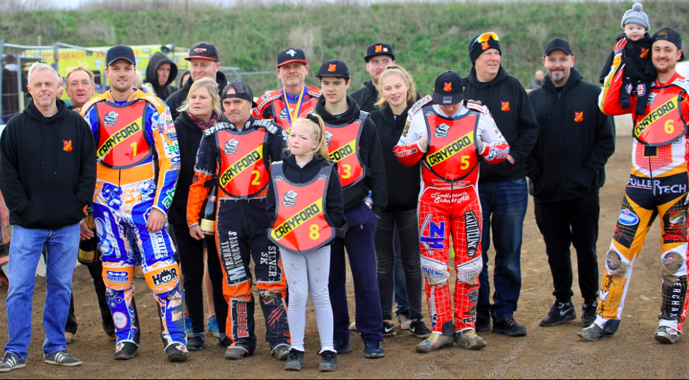 Clean MyRide Combined Bikewash Degreaser sponsors winners of 2019's Summer Sixes Speedway Tournament Crayford Kestrels